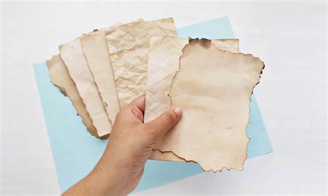 How to Make a Paper Look Aged: A Journey Through Time and Texture